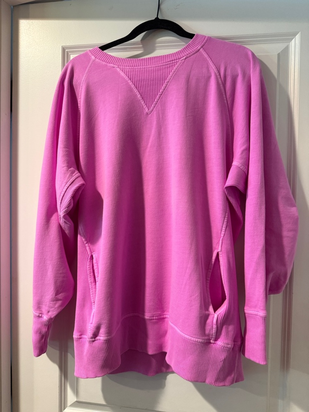 Zenana Outfitters Pink Pullover Sweatshirt
